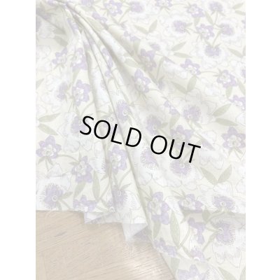 画像6: 生地：綿100％花柄プリント80ローン（イエロー／ベージュ）