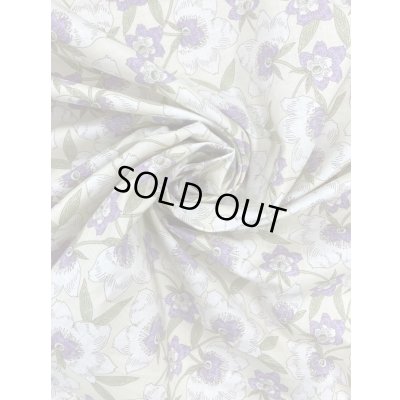 画像7: 生地：綿100％花柄プリント80ローン（イエロー／ベージュ）