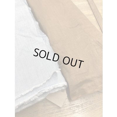 画像8: 生地：縦畝麻風ポリエステル（薄ブルー）