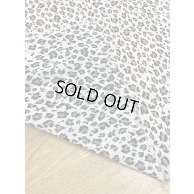 画像3: 生地：ヒョウ柄プリントポリエステル（白／グレー／黒）
