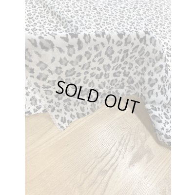 画像6: 生地：ヒョウ柄プリントポリエステル（白／グレー／黒）