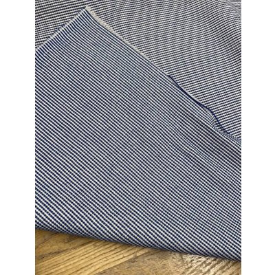 画像3: 生地：綿ポリ細かいチェック柄ポコポコ織り（ブルー／白）