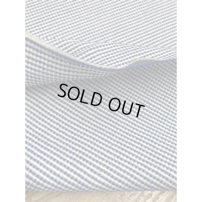 画像4: 生地：綿ポリ細かいチェック柄ポコポコ織り（ブルー／白）