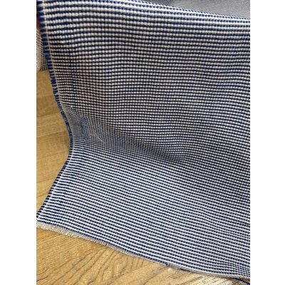 画像5: 生地：綿ポリ細かいチェック柄ポコポコ織り（ブルー／白）