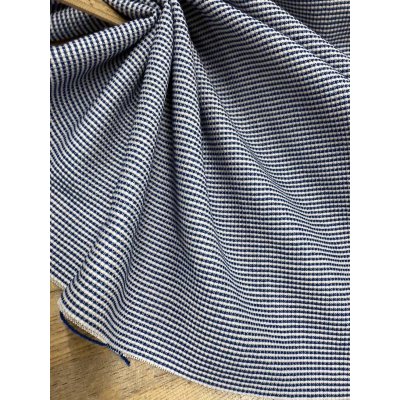 画像6: 生地：綿ポリ細かいチェック柄ポコポコ織り（ブルー／白）