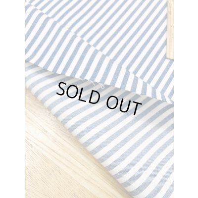 画像6: 生地：綿100％ヒッコリー柄コットン（紺／白）