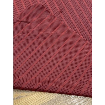 画像3: 生地：ドットストライプ柄ポリエステル（エンジ）