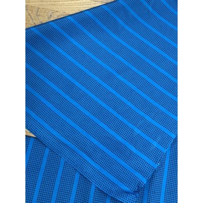 画像3: 生地：ドットストライプ柄ポリエステル（ブルー）