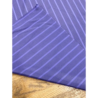 画像3: 生地：ドットストライプ柄ポリエステル（パープル）
