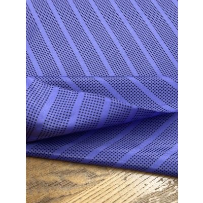 画像4: 生地：ドットストライプ柄ポリエステル（パープル）