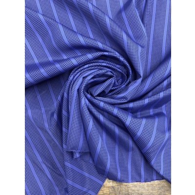 画像6: 生地：ドットストライプ柄ポリエステル（パープル）