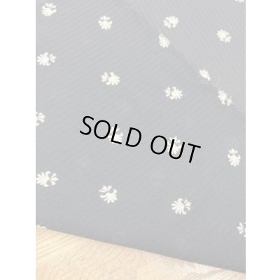 画像3: 生地：ストライプ織りプリントポリエステル（黒／ベージュ）