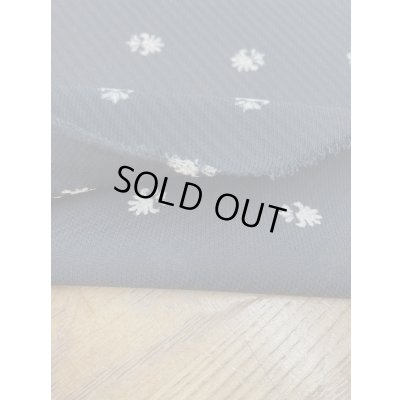 画像4: 生地：ストライプ織りプリントポリエステル（黒／ベージュ）