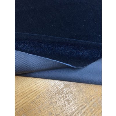 画像4: 生地：ポリエステル100％2wayベロアニット（ダークブルー）