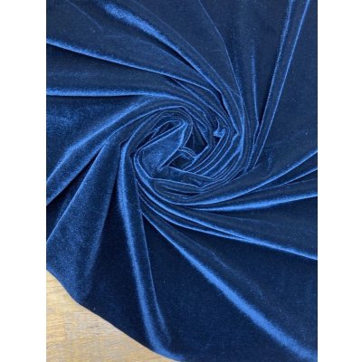 画像7: 生地：ポリエステル100％2wayベロアニット（ダークブルー）