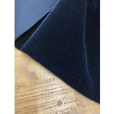 画像5: 生地：ポリエステル100％2wayベロアニット（ダークブルー）
