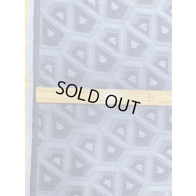 画像3: 生地：綿100％スクエア柄ジャガード（ブルー／水色）