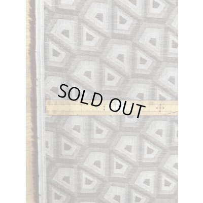 画像3: 生地：綿100％スクエア柄ジャガード（ベージュ／茶）