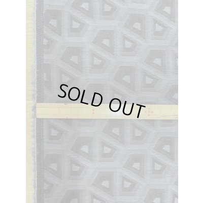 画像3: 生地：綿100％スクエア柄ジャガード（薄グレー／グレー）