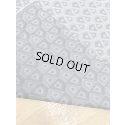 画像5: 生地：綿100％スクエア柄ジャガード（薄グレー／グレー）