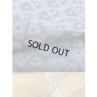 画像4: 生地：綿100％スクエア柄ジャガード（薄グレー／グレー）