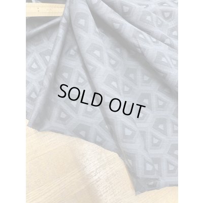 画像6: 生地：綿100％スクエア柄ジャガード（薄グレー／グレー）