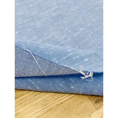 画像4: 生地：綿100％ネップ入りダンガリー（サックス）