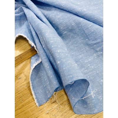 画像6: 生地：綿100％ネップ入りダンガリー（サックス）