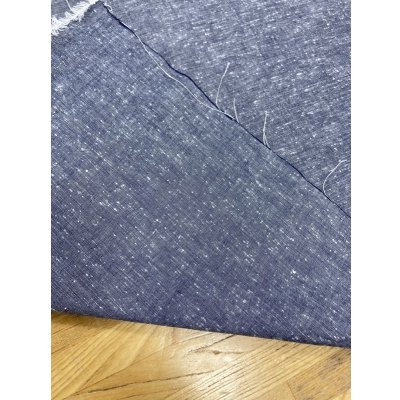 画像3: 生地：綿100％ネップ入りダンガリー（紺）