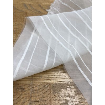 画像6: 生地：ポリエステル100％シアーボーダー（クリーム）