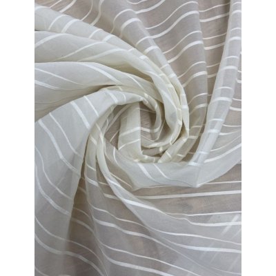 画像8: 生地：ポリエステル100％シアーボーダー（クリーム）