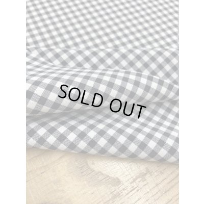 画像4: 生地：ギンガムチェック柄ポリエステルストレッチ（紺／白）