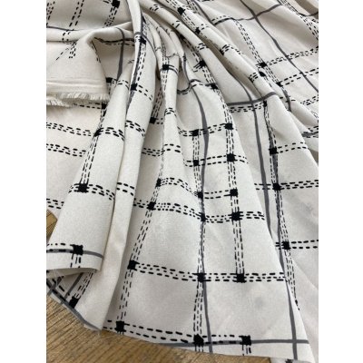 画像5: 生地：ポリ100％プリント（生成／黒）