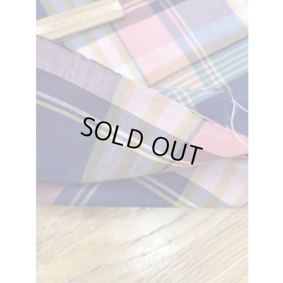 画像4: 生地：綿100％チェック柄プリント（紺／ピンク）