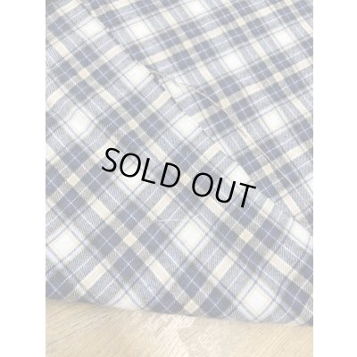 画像3: 生地：綿100％チェック織り・ネル起毛（紺）