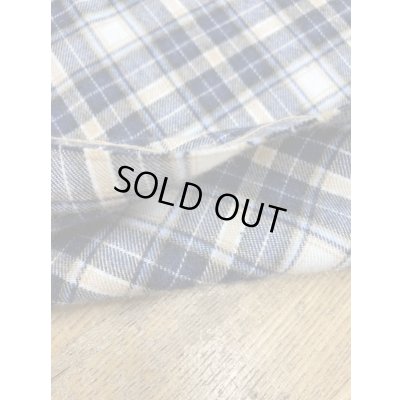 画像4: 生地：綿100％チェック織り・ネル起毛（紺）