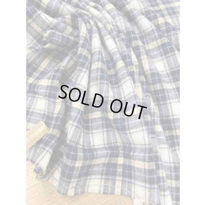 画像5: 生地：綿100％チェック織り・ネル起毛（紺）