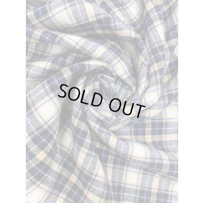 画像6: 生地：綿100％チェック織り・ネル起毛（紺）