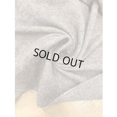 画像6: 生地：ネップ入りヘリンボーン織りウールポリエステル（茶系）