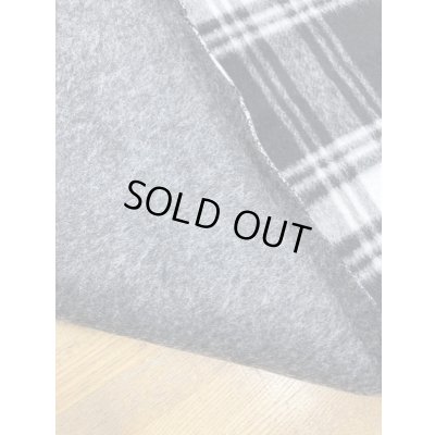 画像3: 生地：チェック無地ウール100％Wフェイス（黒／グレー）