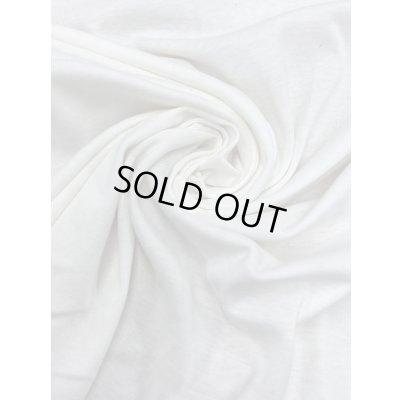 画像6: 生地：85cm幅綿100％無地コットンフライス（白）