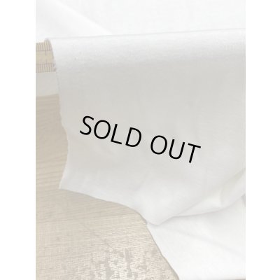 画像7: 生地：85cm幅綿100％無地コットンフライス（白）