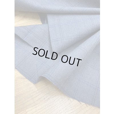 画像6: 生地：チェック織りウールポリエステル（濃グレー／グレー）