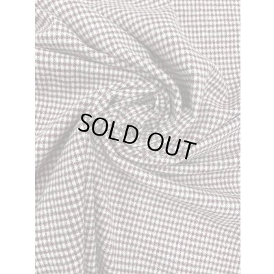 画像6: 生地：チェック柄ウールストレッチ（エンジ／ベージュ）