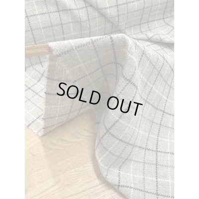 画像7: 生地：チェック柄ウールポリナイロン（薄緑／黒／白）