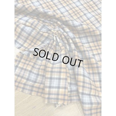 画像5: 生地：綿100％チェック織り・ネル起毛（オレンジ）