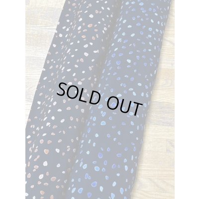 画像8: 生地：ポリエステル100％ツブツブプリント（黒／茶）