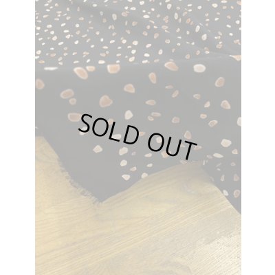 画像6: 生地：ポリエステル100％ツブツブプリント（黒／茶）