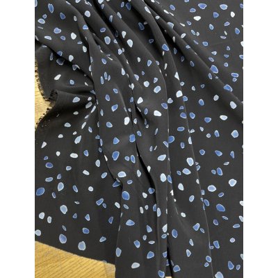 画像5: 生地：ポリエステル100％ツブツブプリント（紺／青）