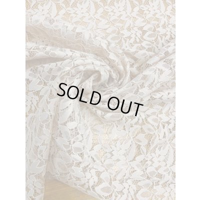 画像6: 生地:ポリ100%刺繍ケミカルレース生地(ピンク)